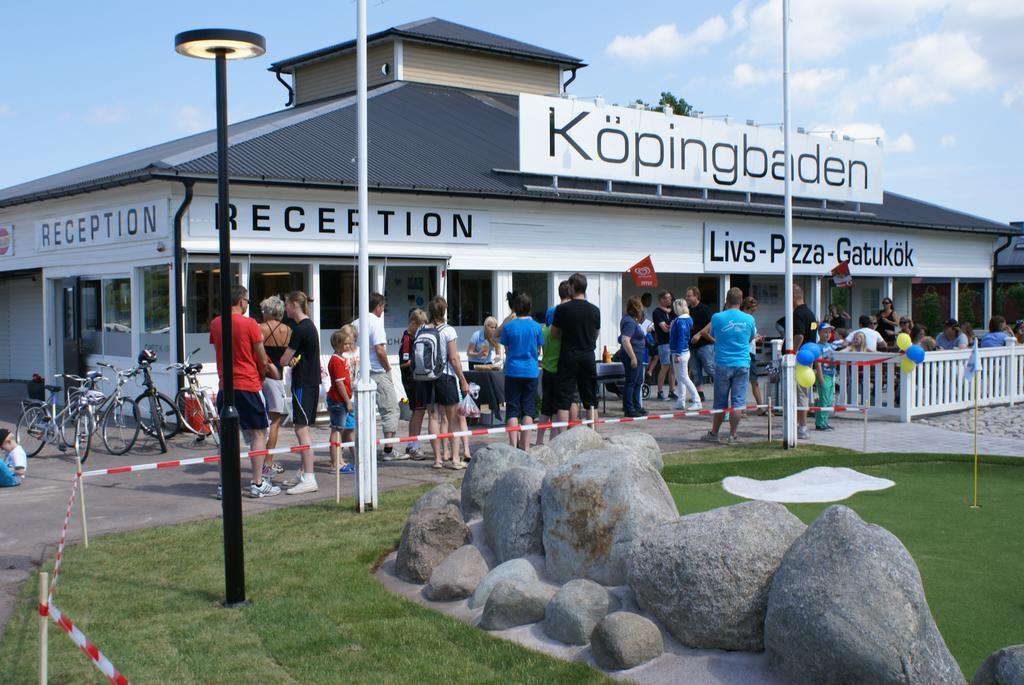 Köpingbaden Camping&Stugor Hotell Köpingsvik Exteriör bild
